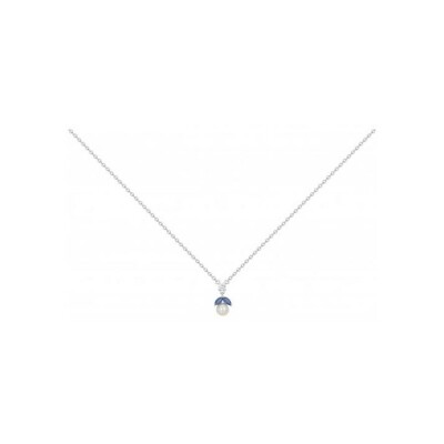 Collier en argent et oxyde de zirconium - 42+3cm
