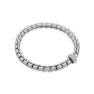 Bracelet FOPE EKA en or blanc et diamants