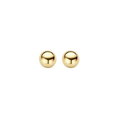 Clous d'oreilles Blush en or jaune