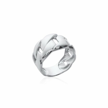 Bague en argent rhodié