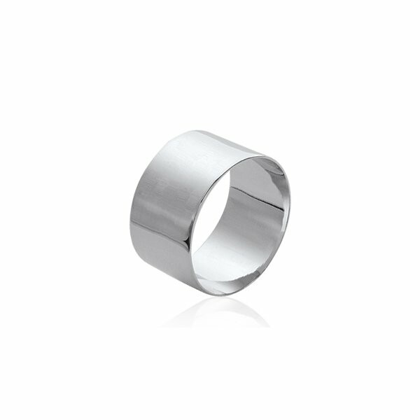 Bague en argent rhodié