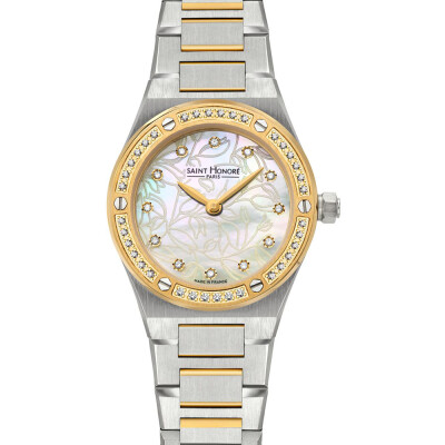 Montre Saint Honoré Paris HAUSSMANN LADY MINI DIAMANTS 721127 4YTDT