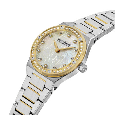 Montre Saint Honoré Paris HAUSSMANN LADY MINI DIAMANTS 721127 4YTDT