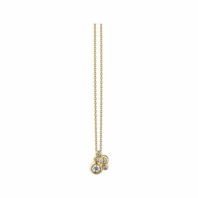 Collier Garden Party Ivresse en or jaune et diamants