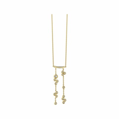 Collier Garden Party Ivresse en or jaune et diamants