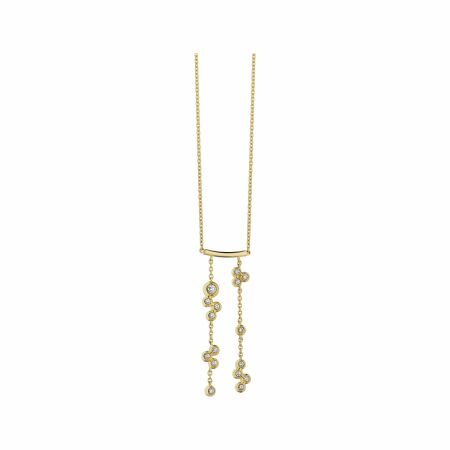 Collier Garden Party Ivresse en or jaune et diamants