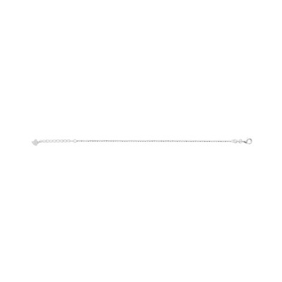 Bracelet en argent rhodié
