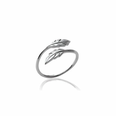 Bague en argent rhodié