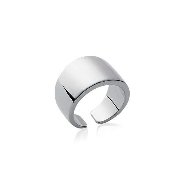 Bague en argent rhodié