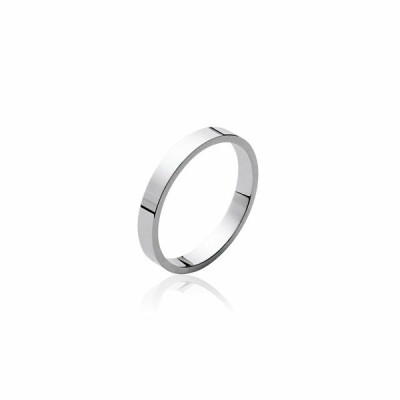 Bague en argent rhodié