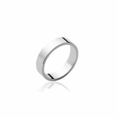 Bague en argent rhodié