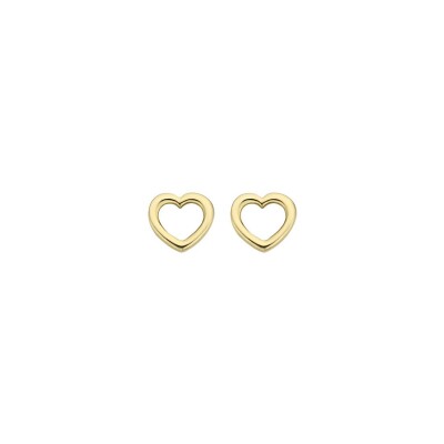 Clous d'oreilles Blush en or jaune