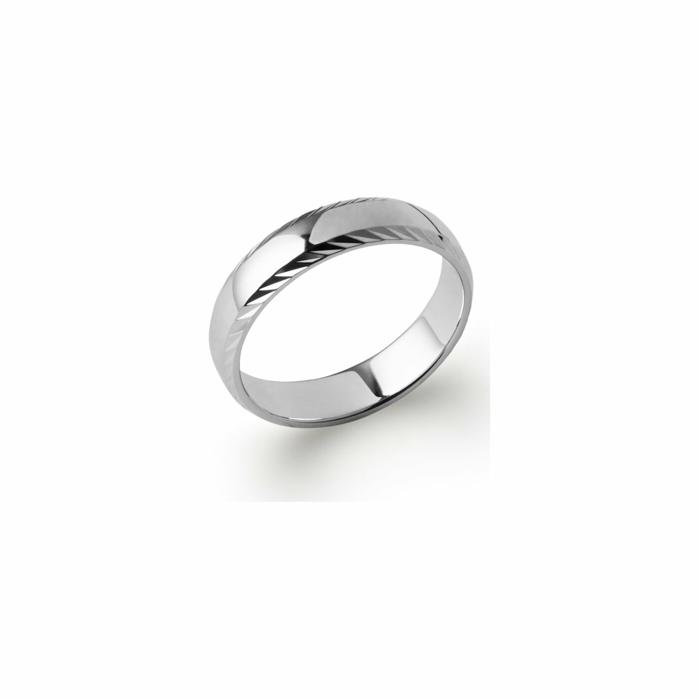 Bague en argent rhodié