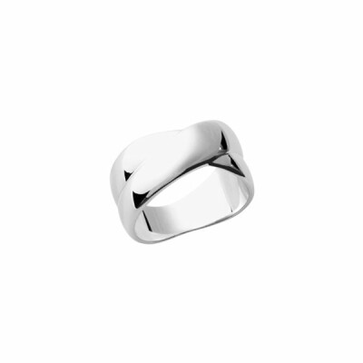 Bague en argent rhodié