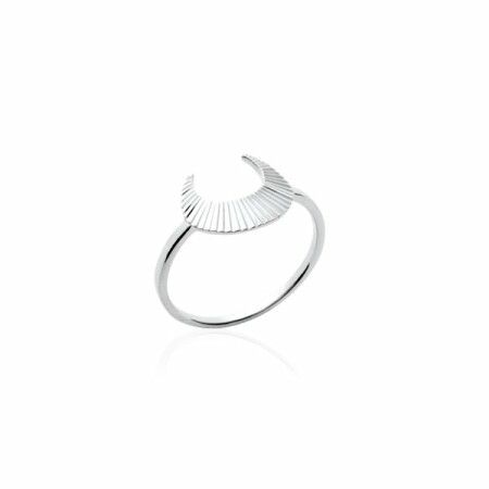 Bague en argent rhodié