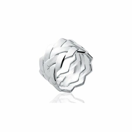 Bague en argent rhodié