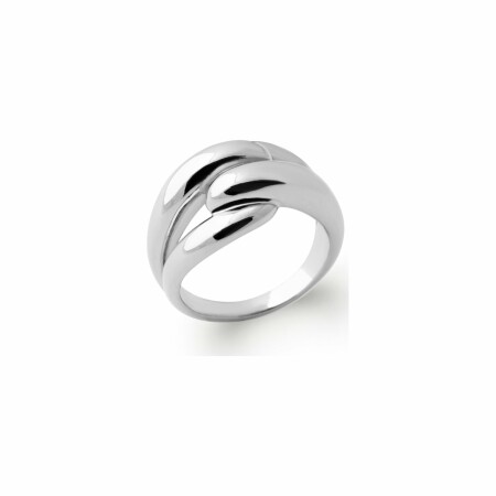 Bague en argent rhodié