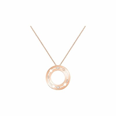 Pendentif dinh van Pulse en or rose et diamants