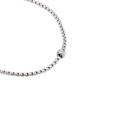 Collier Fope EKA en or blanc et diamants