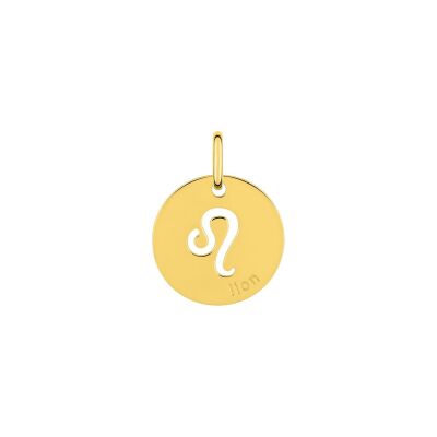 Médaille zodiaque Lion en or jaune