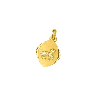 Médaille Bélier en or jaune