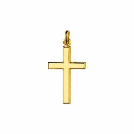 Pendentif religieux croix en or jaune