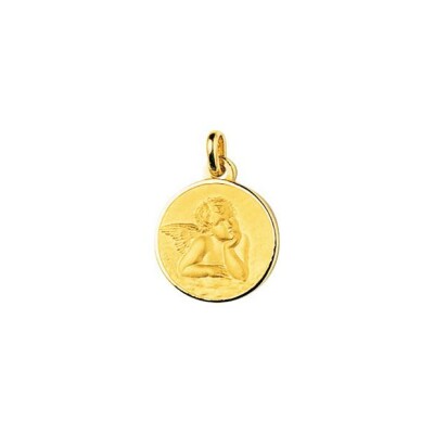 Médaille ange en or jaune