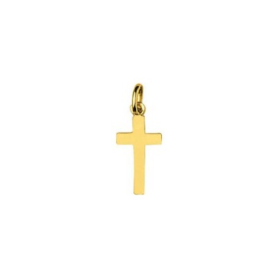 Pendentif croix en or jaune