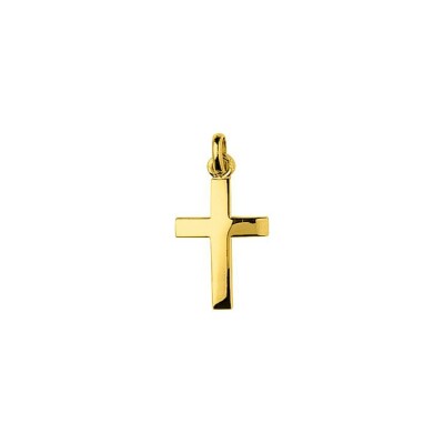 Pendentif croix en or jaune
