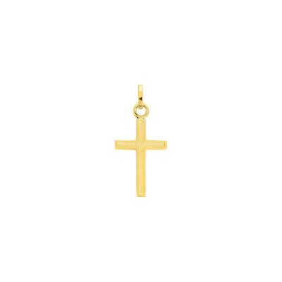 Pendentif croix en or jaune