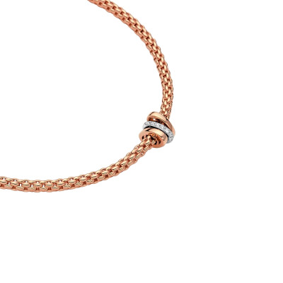 Collier Fope PRIMA en or rose et diamants