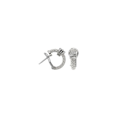 Boucles d'oreilles FOPE PRIMA en or blanc et diamants