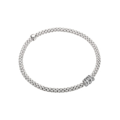 Bracelet Fope PRIMA en or blanc et diamants