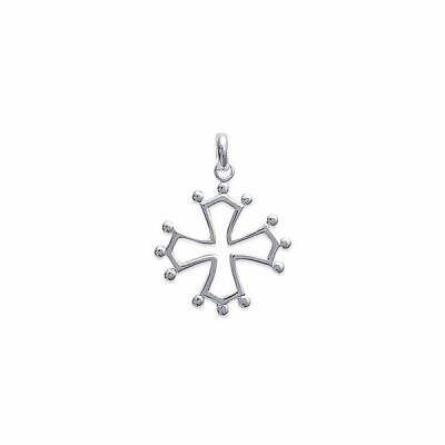 Pendentif en argent rhodié