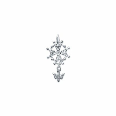 Pendentif en argent rhodié