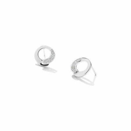 Boucles d'oreilles Garel Envol en or blanc et diamants de 0.15ct