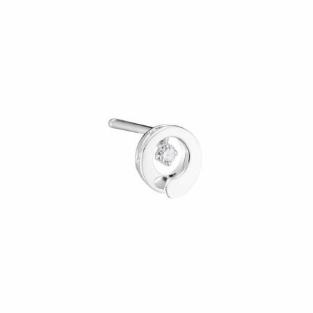 Boucles d'oreilles Garel Envol en or blanc et diamants de 0.06ct