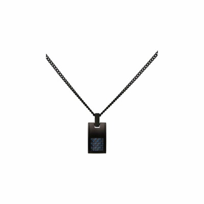 Collier Phebus en acier et carbone