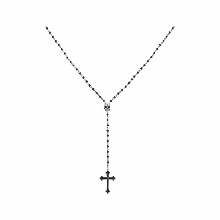 Collier Phebus en acier et résine