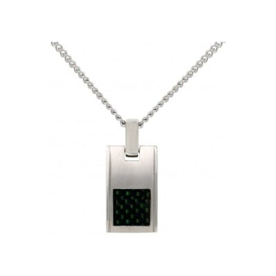 Collier Phebus en acier et carbone