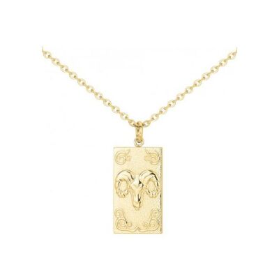 Collier en acier pvd doré - 50+10cm
