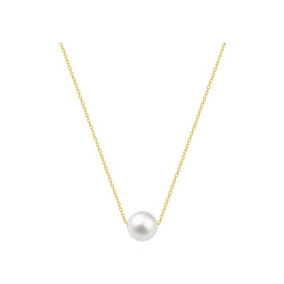 Collier en or jaune et perle de culture