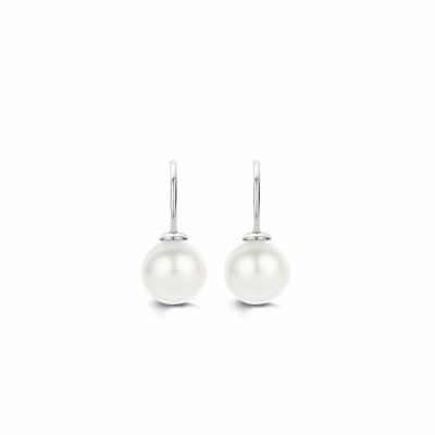 Boucles d'oreilles Ti Sento en argent et perle Swarovski 10mm