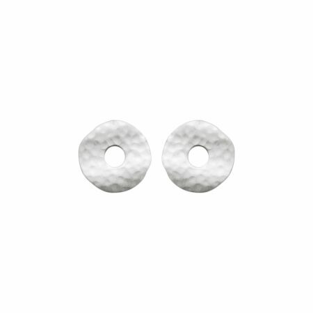 Boucles d'oreilles en argent rhodié