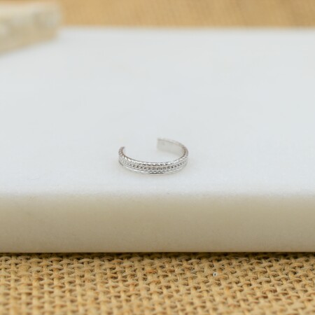 Bague d'oreille Clara argent