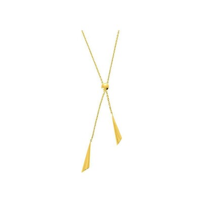 Collier fantaisie en or jaune