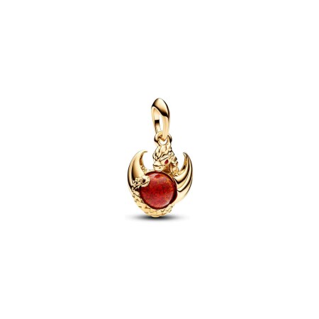 Charm Pandora Games of Thrones Feu De Dragon en plaqué or