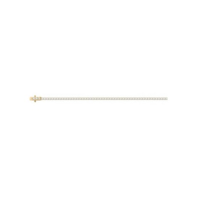 Bracelet en plaqué or et oxyde de zirconium