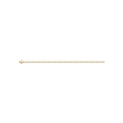 Bracelet en plaqué or et oxyde de zirconium
