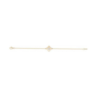 Bracelet en plaqué or et oxyde de zirconium